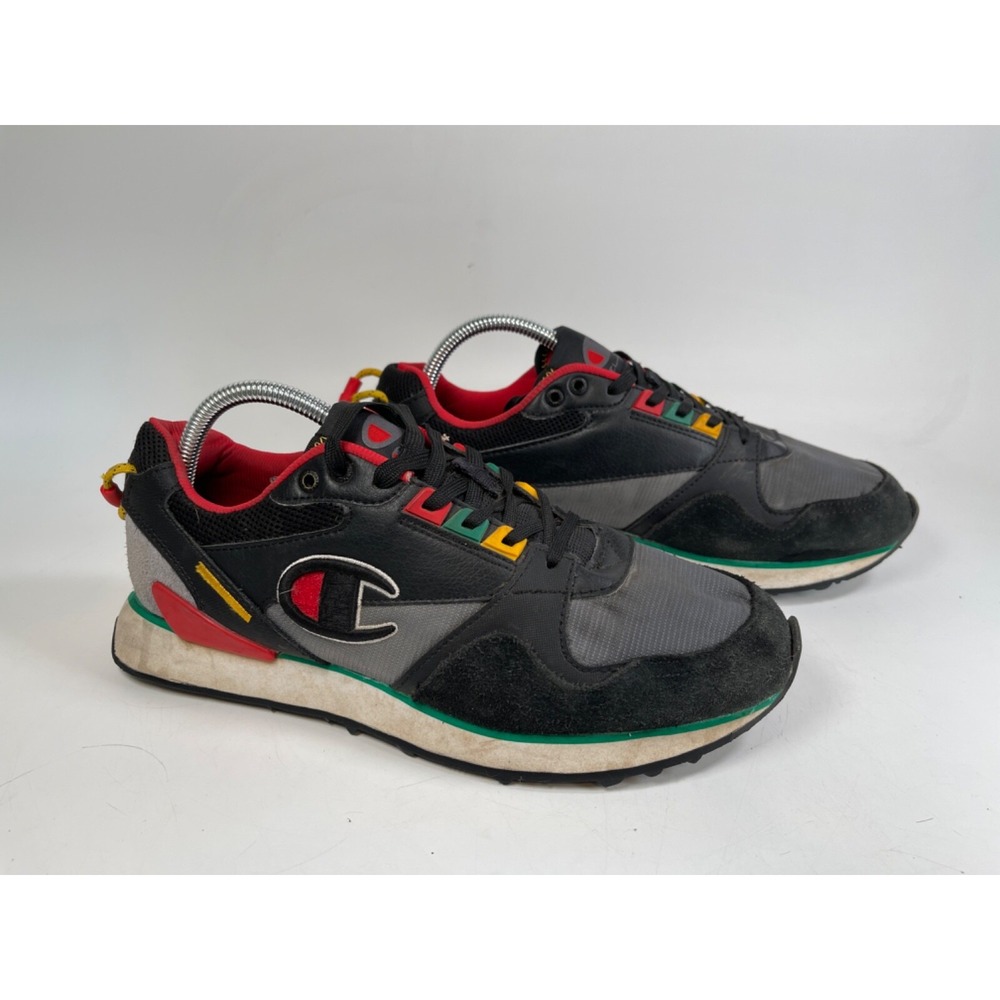 Champion Relay by Finish Line Mens Shoes Size 8.5, Color: Black/Scarlet